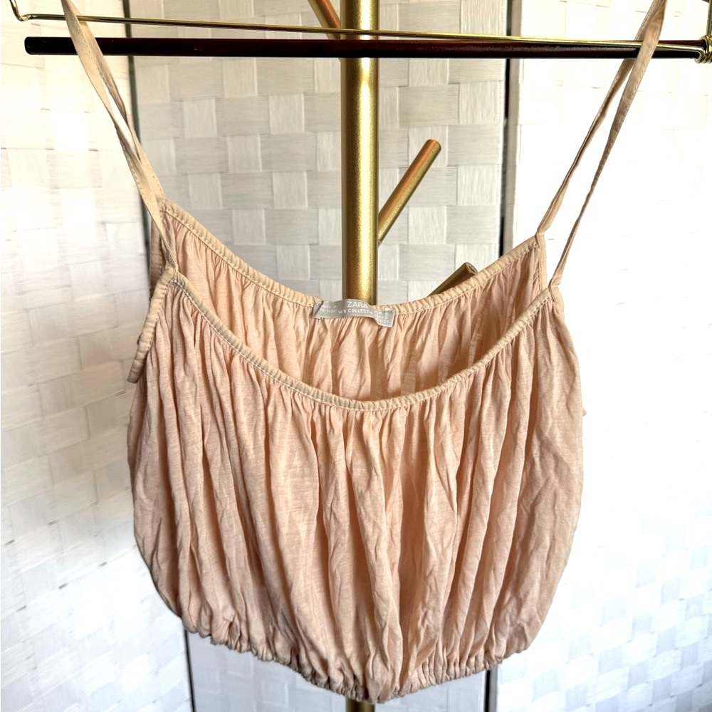 Zara Blush Crop Top